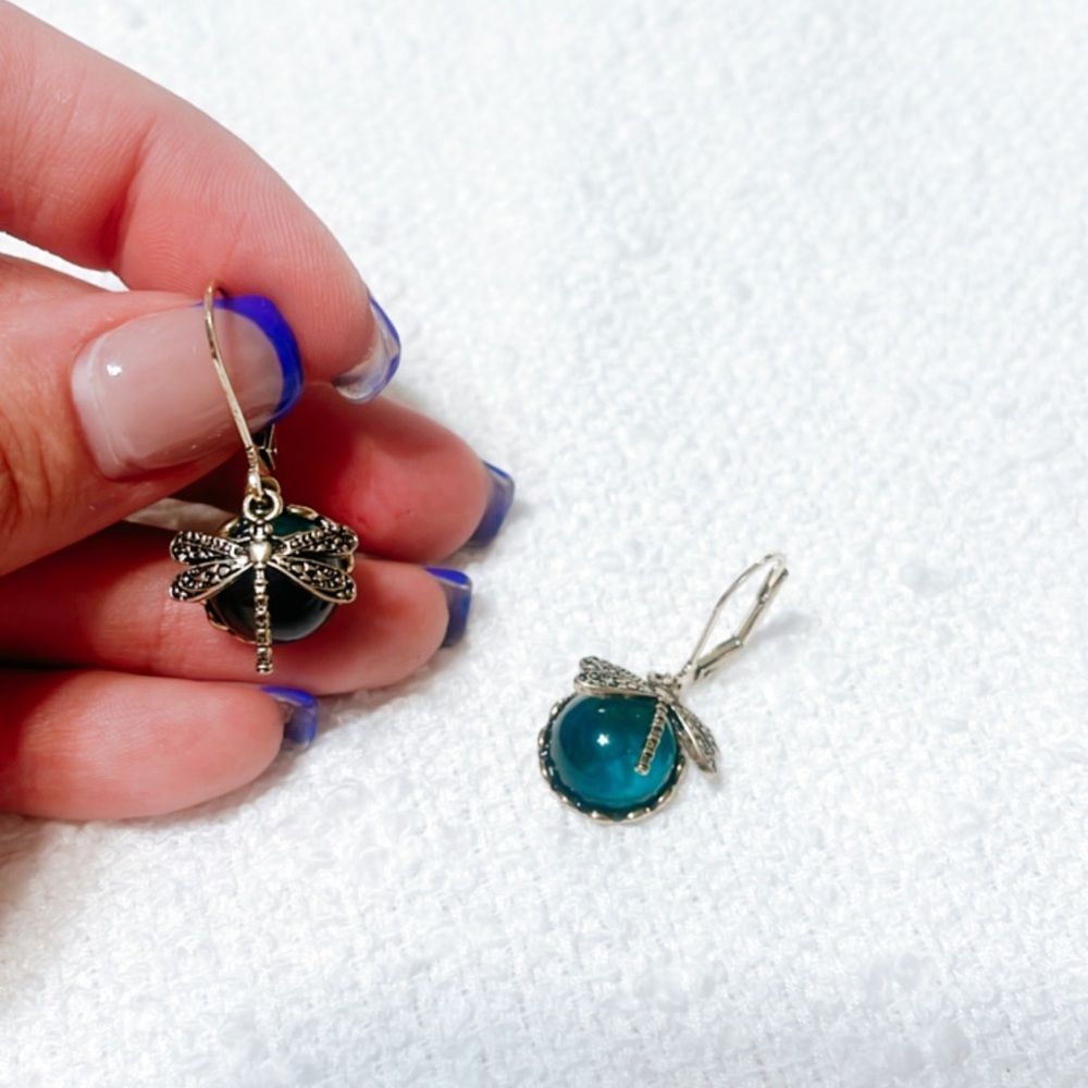 Dragonfly earrings M211